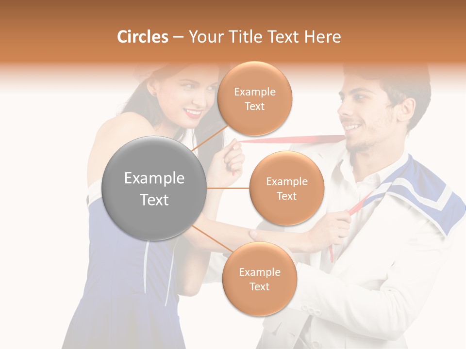 White Caucasian Male PowerPoint Template