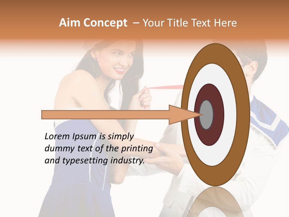 White Caucasian Male PowerPoint Template