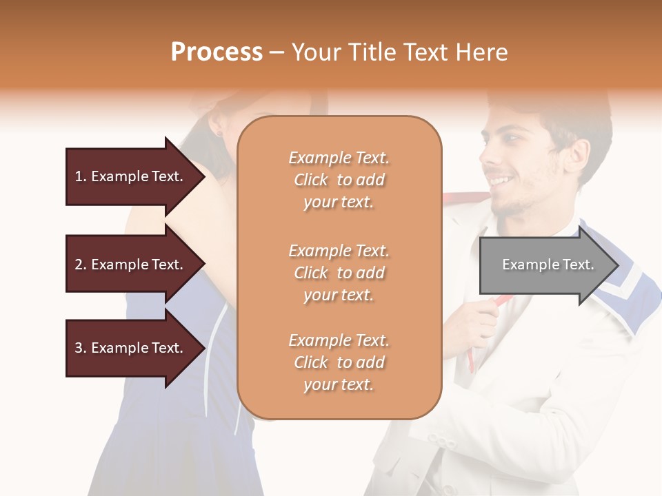 White Caucasian Male PowerPoint Template