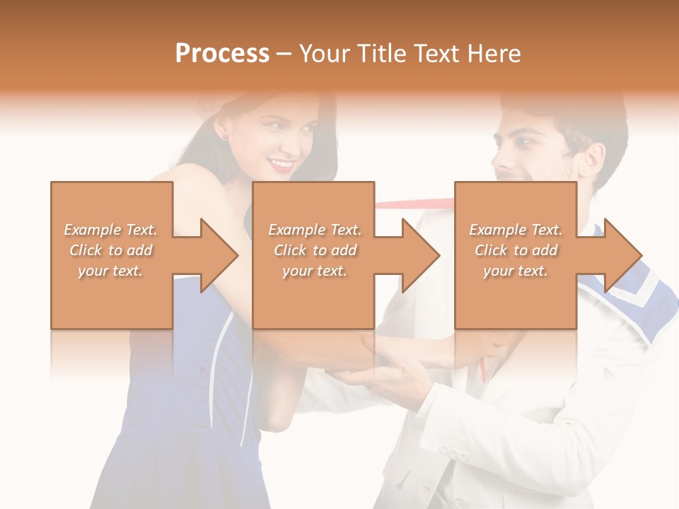 White Caucasian Male PowerPoint Template