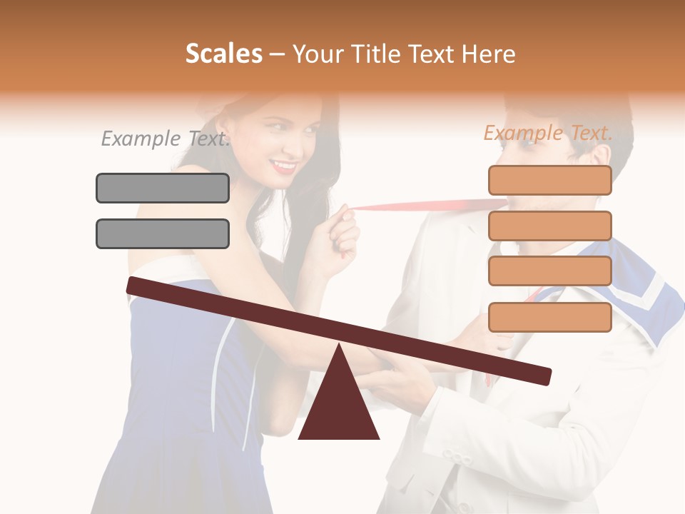 White Caucasian Male PowerPoint Template