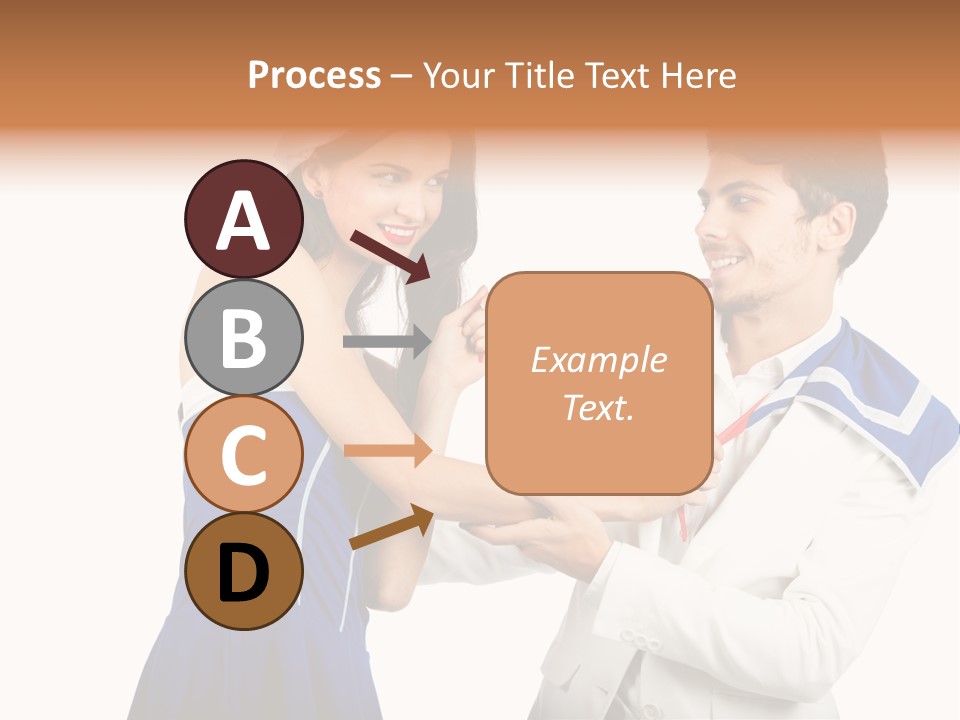 White Caucasian Male PowerPoint Template