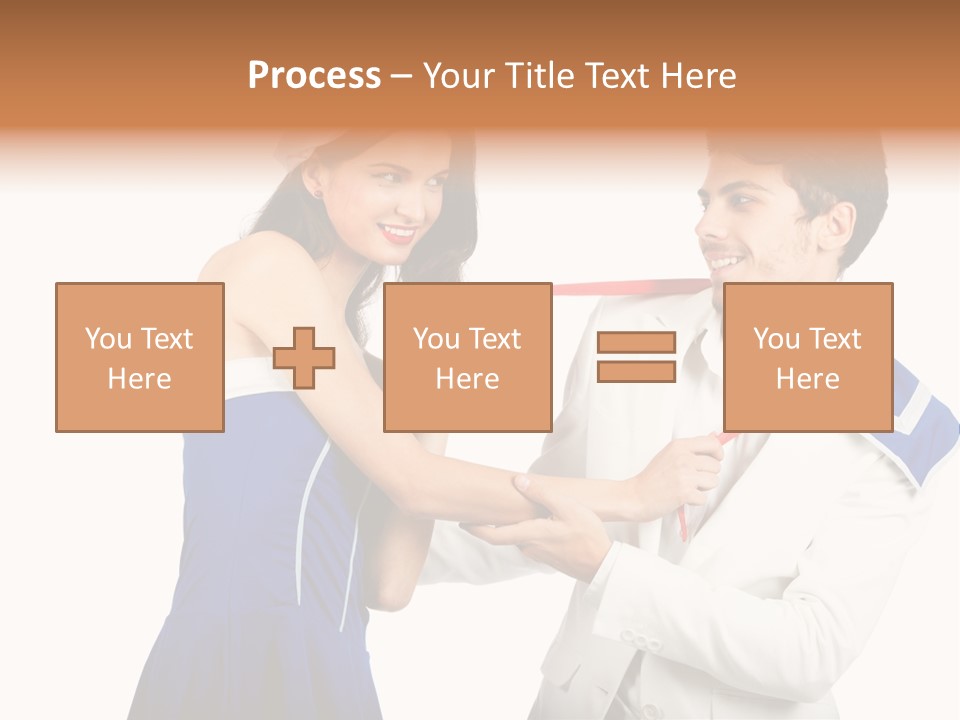 White Caucasian Male PowerPoint Template