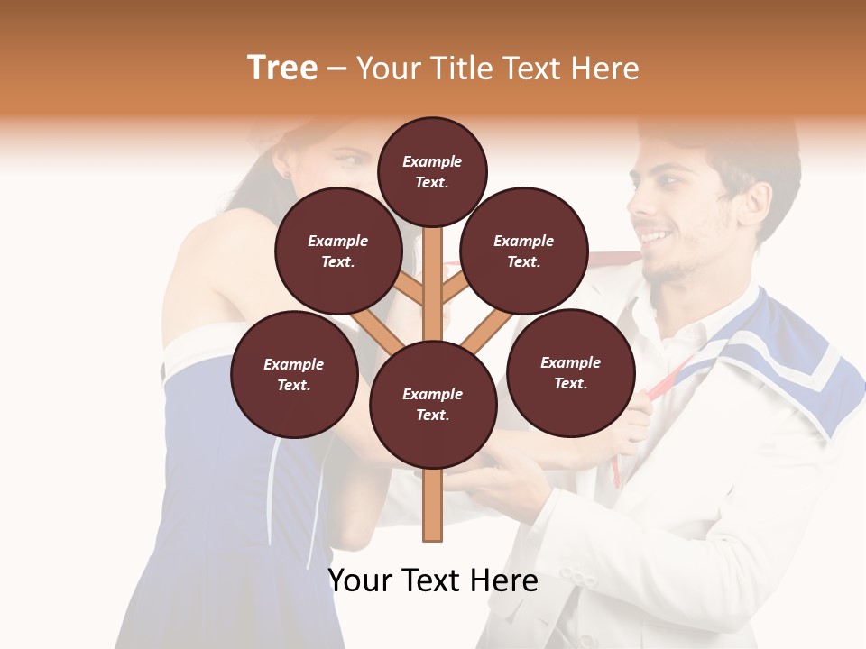 White Caucasian Male PowerPoint Template