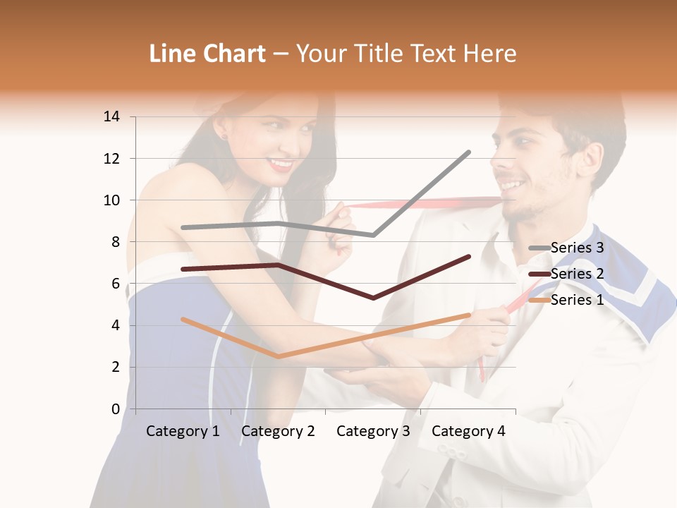 White Caucasian Male PowerPoint Template