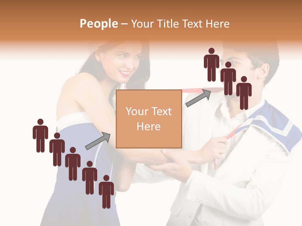 White Caucasian Male PowerPoint Template