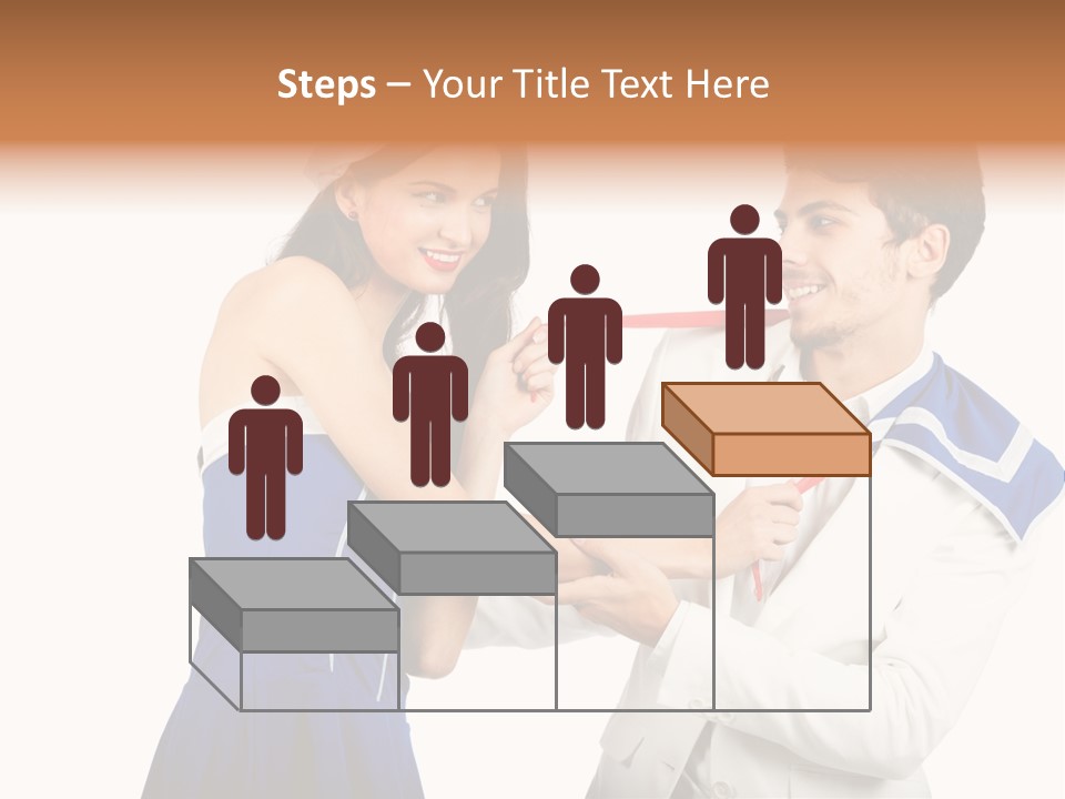 White Caucasian Male PowerPoint Template