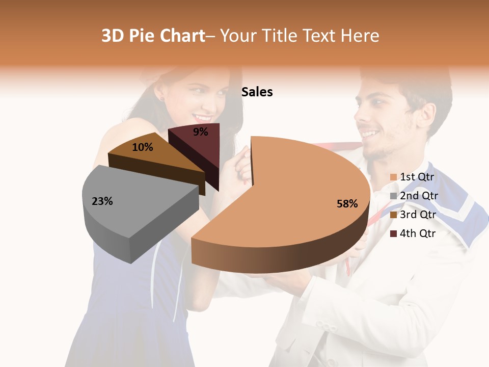White Caucasian Male PowerPoint Template