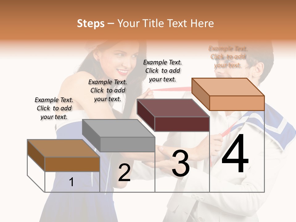 White Caucasian Male PowerPoint Template