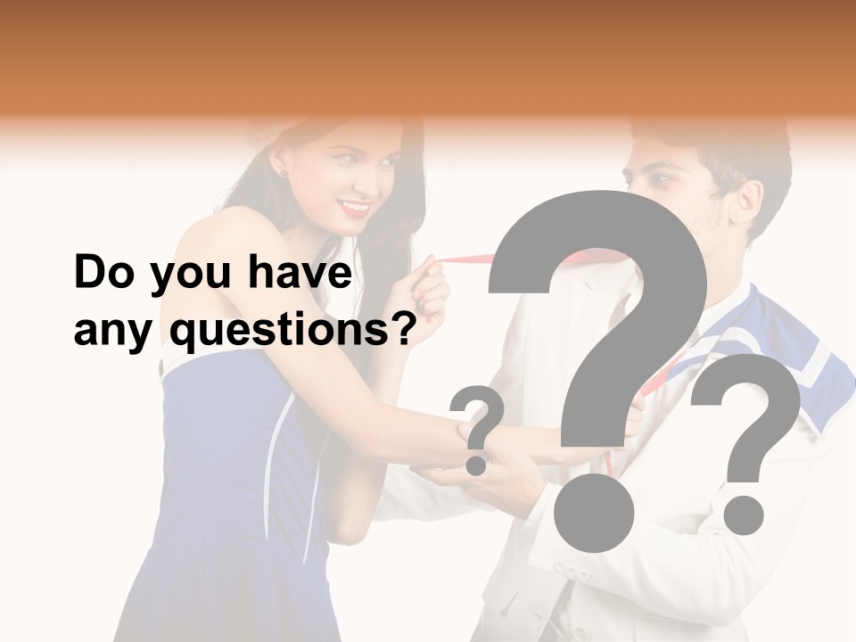 White Caucasian Male PowerPoint Template