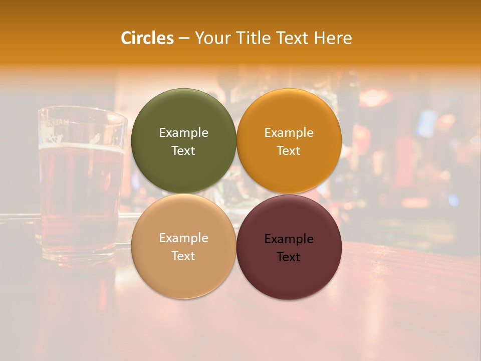 Lager Inside Traditional Pub PowerPoint Template