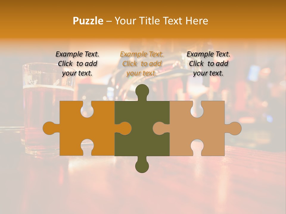 Lager Inside Traditional Pub PowerPoint Template