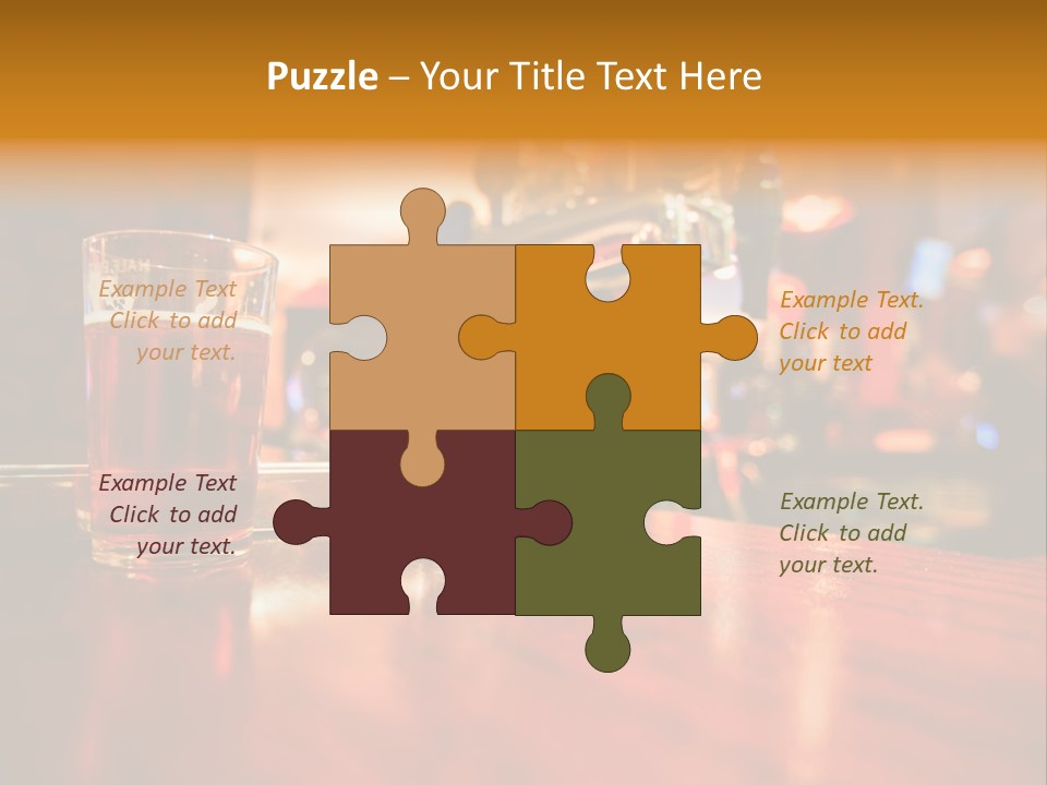 Lager Inside Traditional Pub PowerPoint Template