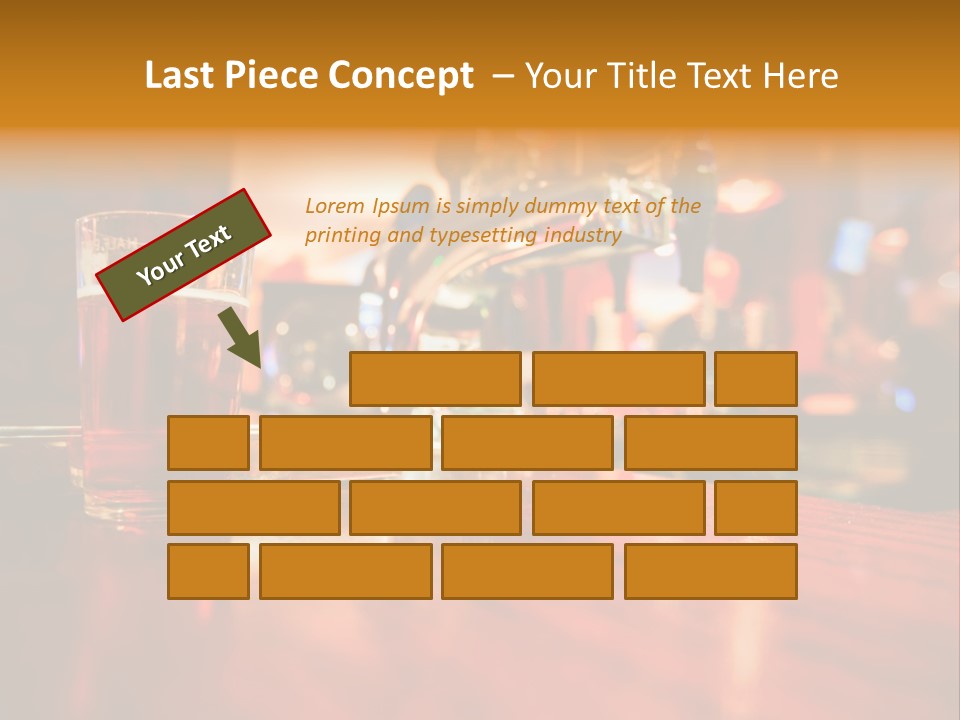 Lager Inside Traditional Pub PowerPoint Template