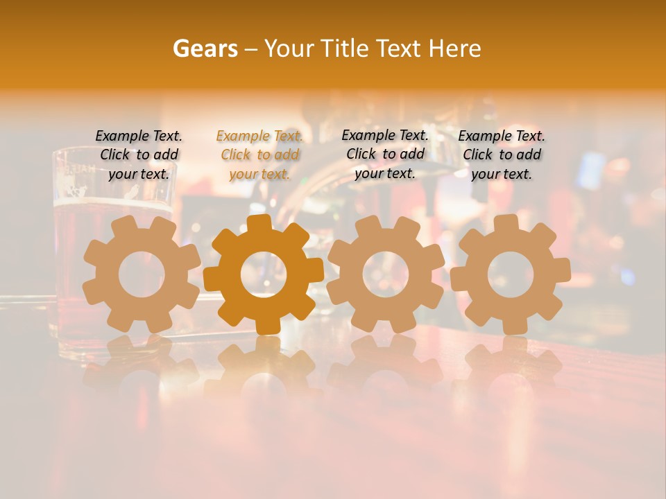 Lager Inside Traditional Pub PowerPoint Template