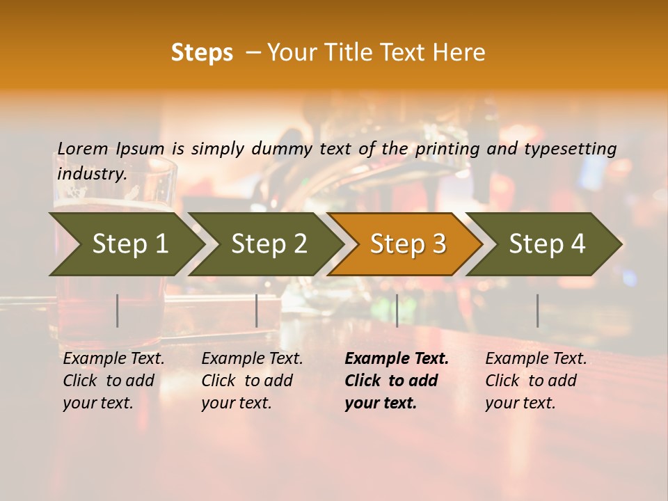 Lager Inside Traditional Pub PowerPoint Template