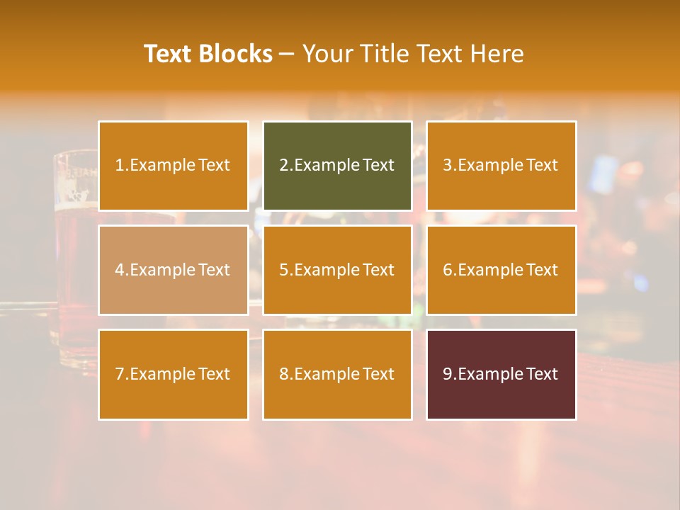 Lager Inside Traditional Pub PowerPoint Template