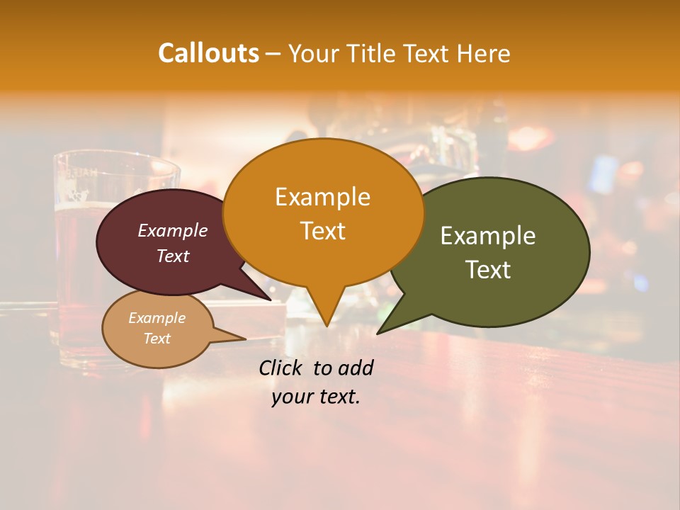 Lager Inside Traditional Pub PowerPoint Template
