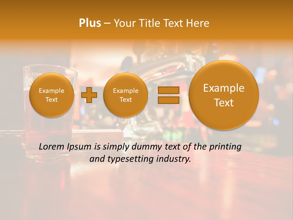 Lager Inside Traditional Pub PowerPoint Template