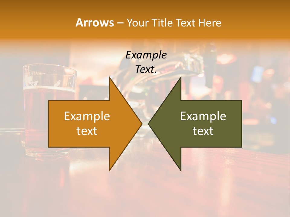Lager Inside Traditional Pub PowerPoint Template