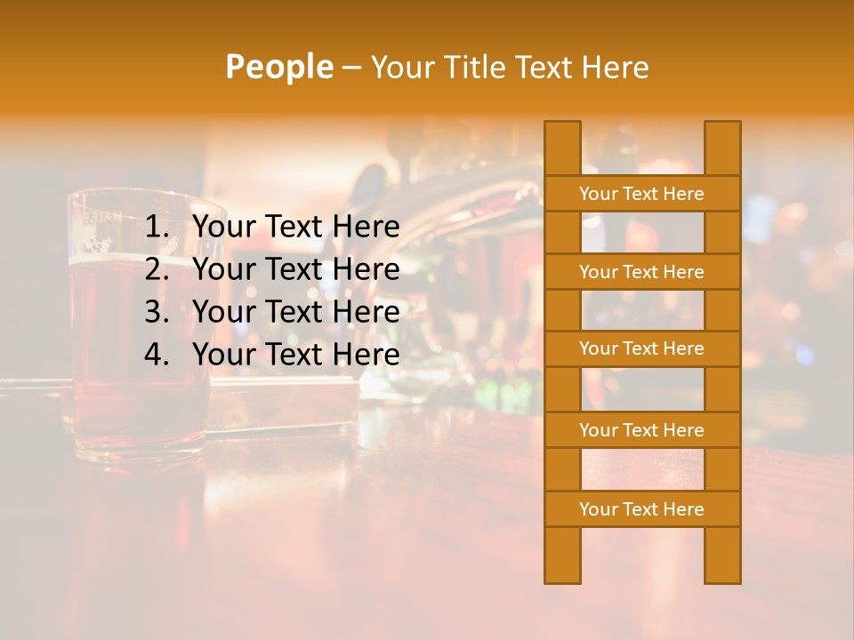 Lager Inside Traditional Pub PowerPoint Template