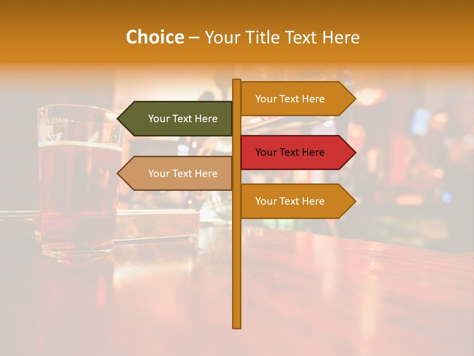 Lager Inside Traditional Pub PowerPoint Template