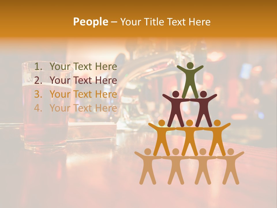 Lager Inside Traditional Pub PowerPoint Template