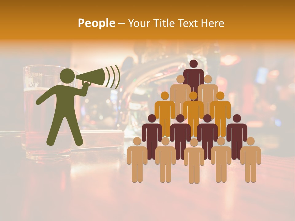 Lager Inside Traditional Pub PowerPoint Template