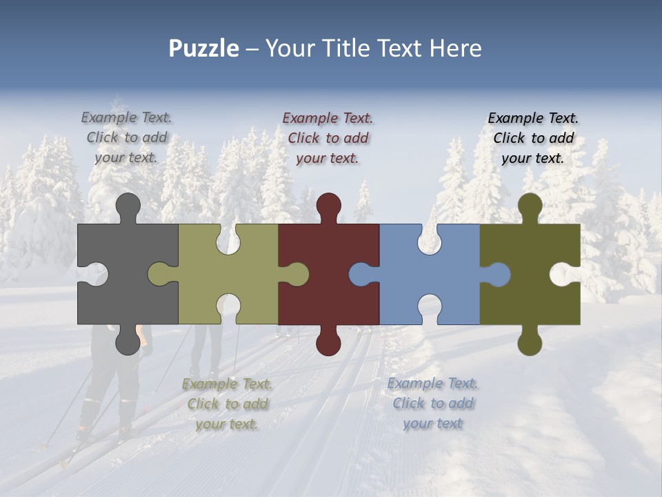 Sky Landscape Lillehammer PowerPoint Template