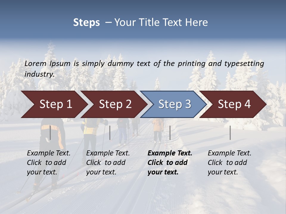 Sky Landscape Lillehammer PowerPoint Template