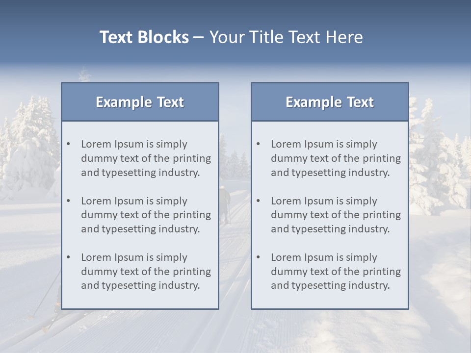Sky Landscape Lillehammer PowerPoint Template