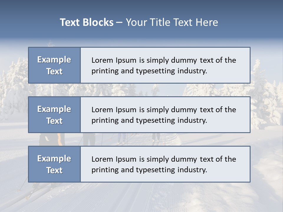 Sky Landscape Lillehammer PowerPoint Template