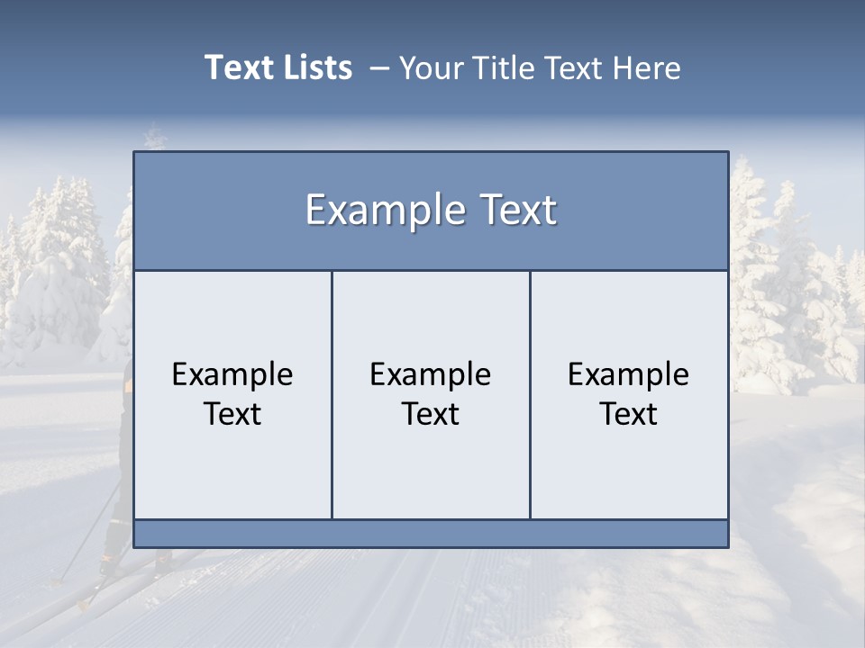 Sky Landscape Lillehammer PowerPoint Template