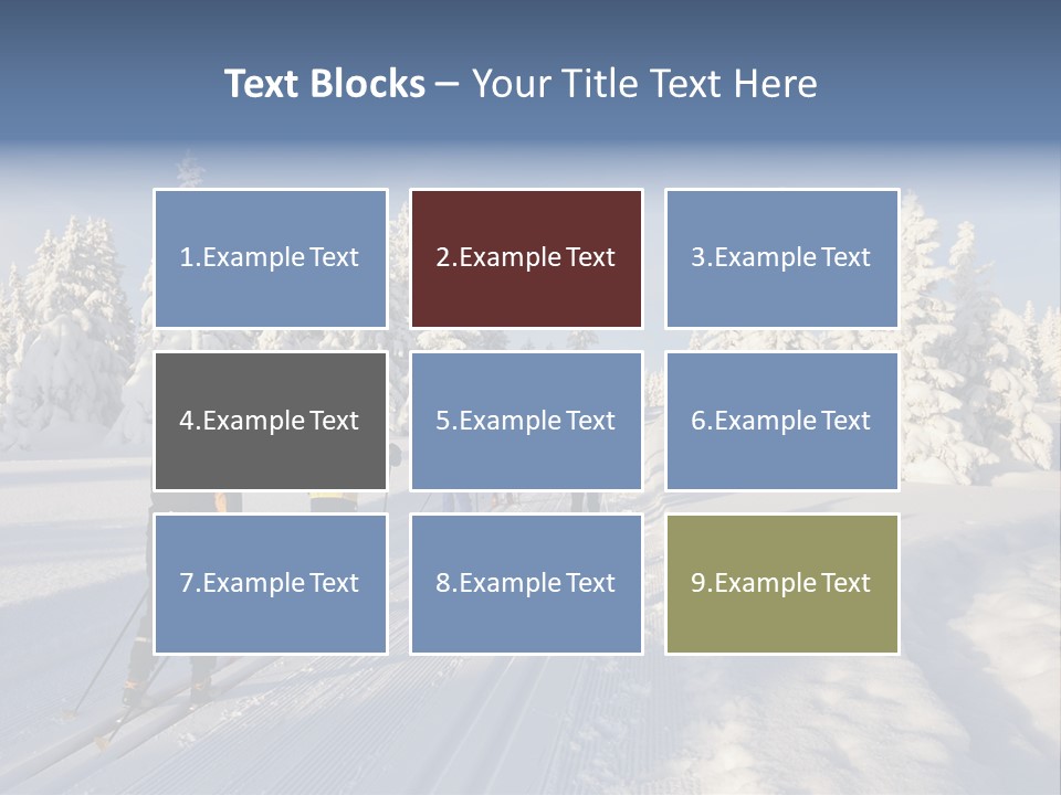 Sky Landscape Lillehammer PowerPoint Template