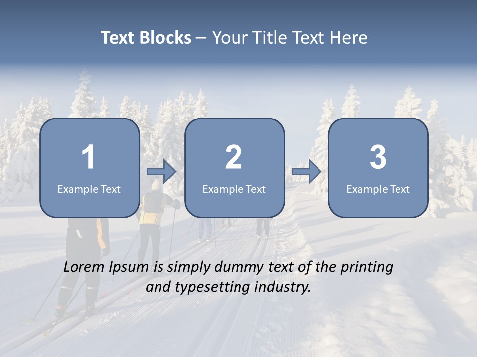 Sky Landscape Lillehammer PowerPoint Template