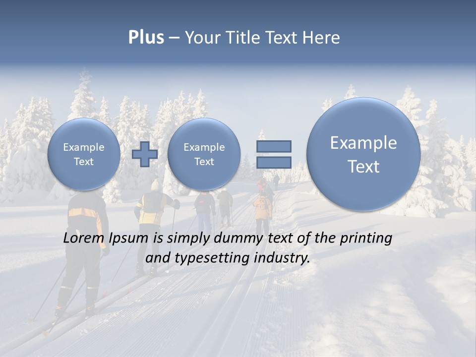 Sky Landscape Lillehammer PowerPoint Template