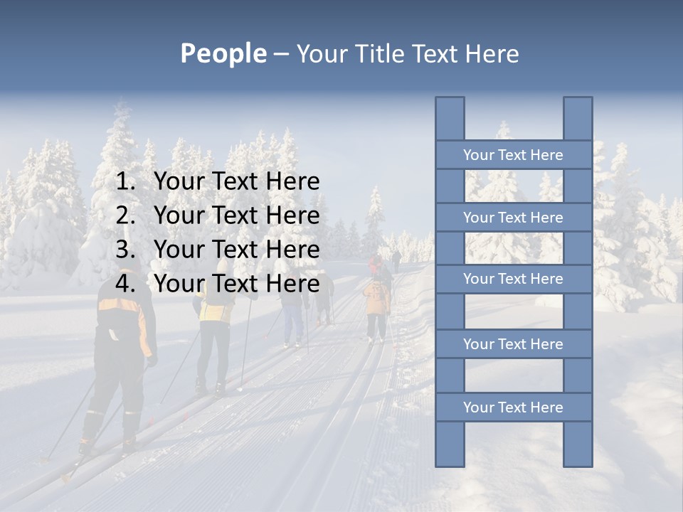 Sky Landscape Lillehammer PowerPoint Template