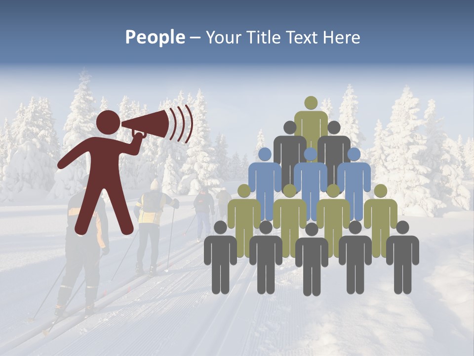 Sky Landscape Lillehammer PowerPoint Template