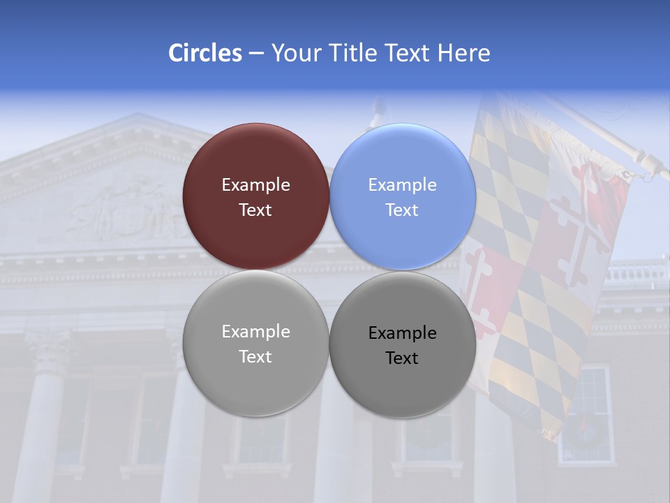 Law Chesapeake Bay State Capitol PowerPoint Template