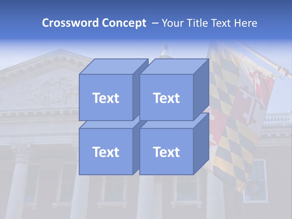 Law Chesapeake Bay State Capitol PowerPoint Template