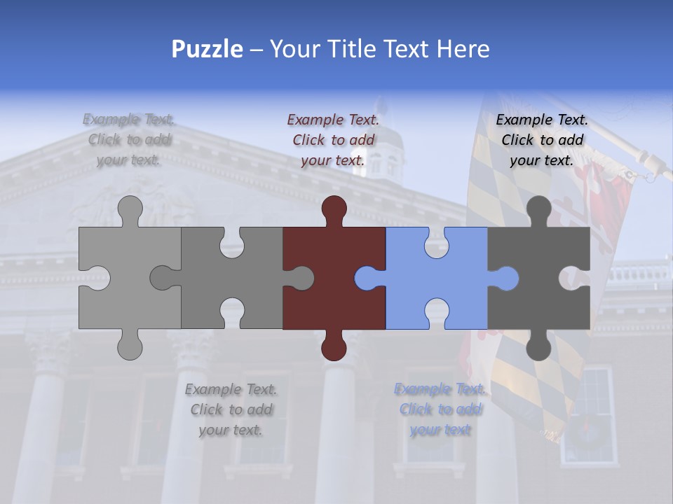 Law Chesapeake Bay State Capitol PowerPoint Template