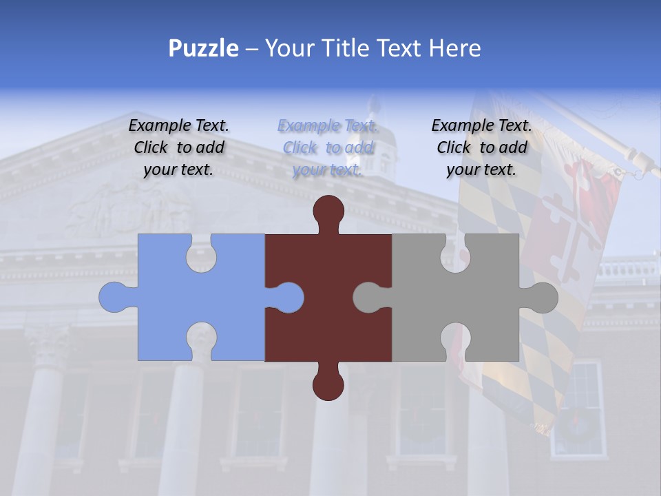 Law Chesapeake Bay State Capitol PowerPoint Template