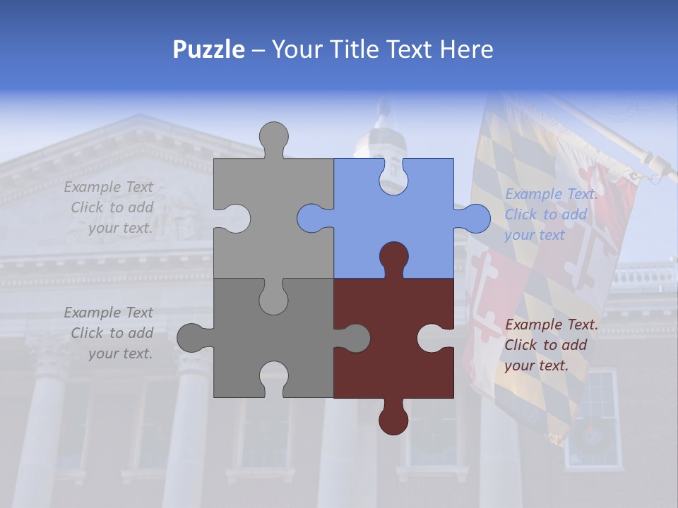 Law Chesapeake Bay State Capitol PowerPoint Template