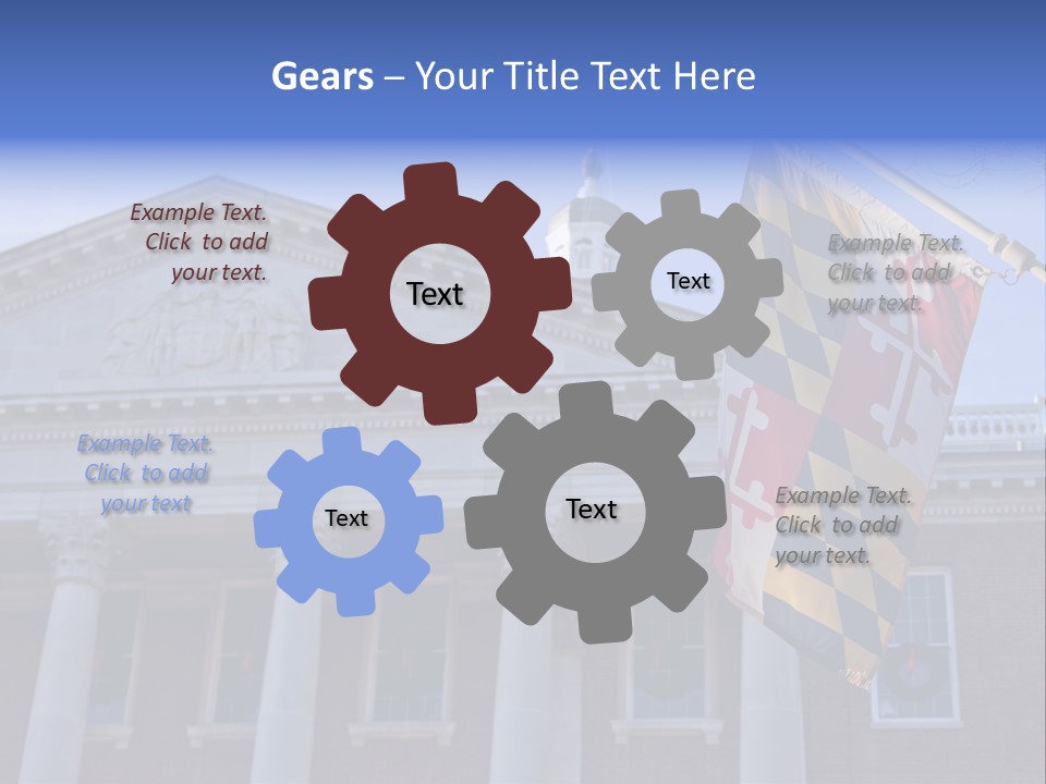 Law Chesapeake Bay State Capitol PowerPoint Template