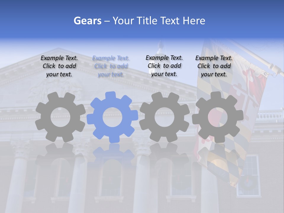 Law Chesapeake Bay State Capitol PowerPoint Template