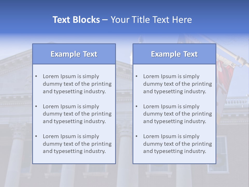 Law Chesapeake Bay State Capitol PowerPoint Template