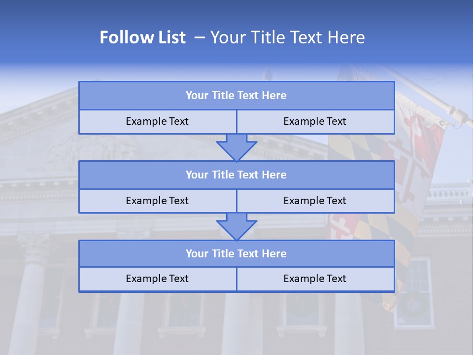Law Chesapeake Bay State Capitol PowerPoint Template