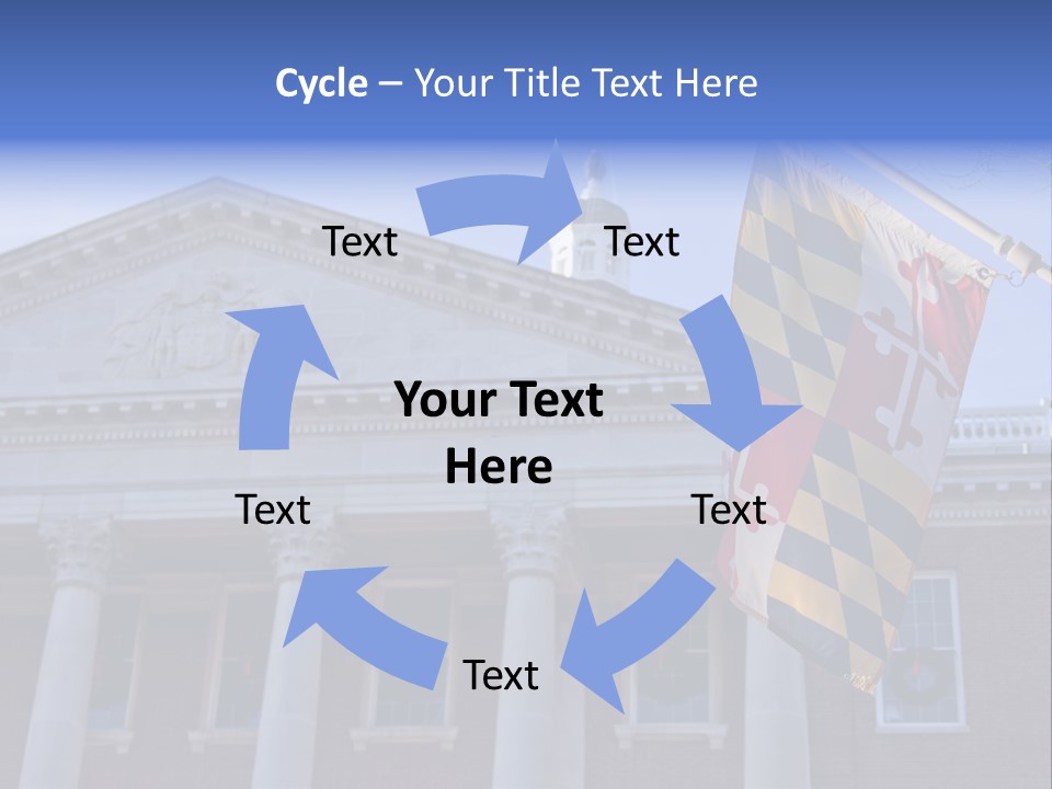 Law Chesapeake Bay State Capitol PowerPoint Template