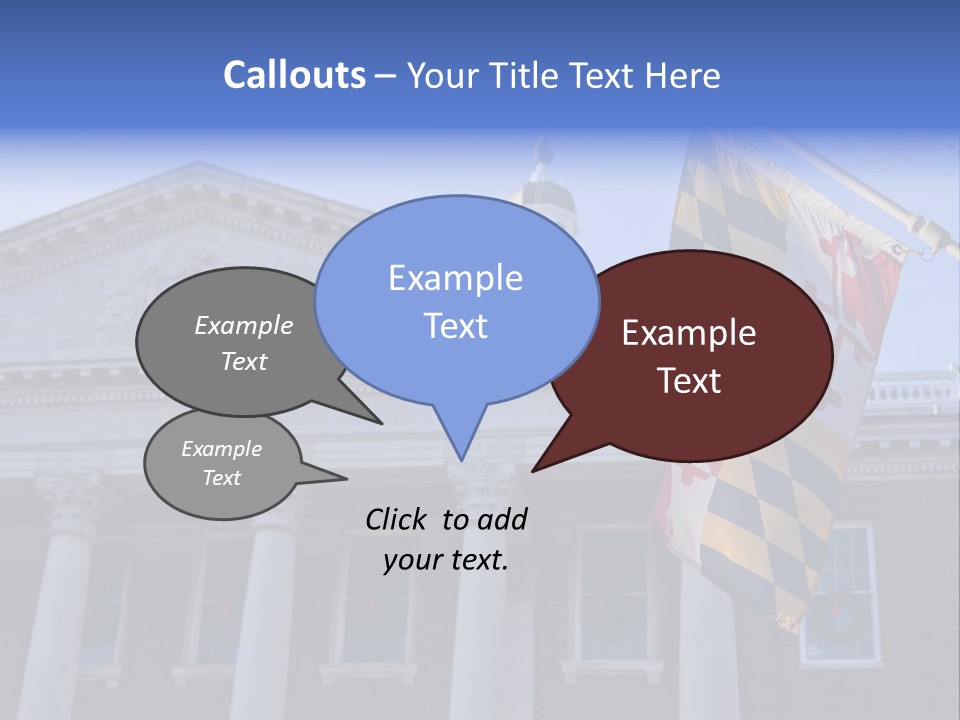 Law Chesapeake Bay State Capitol PowerPoint Template