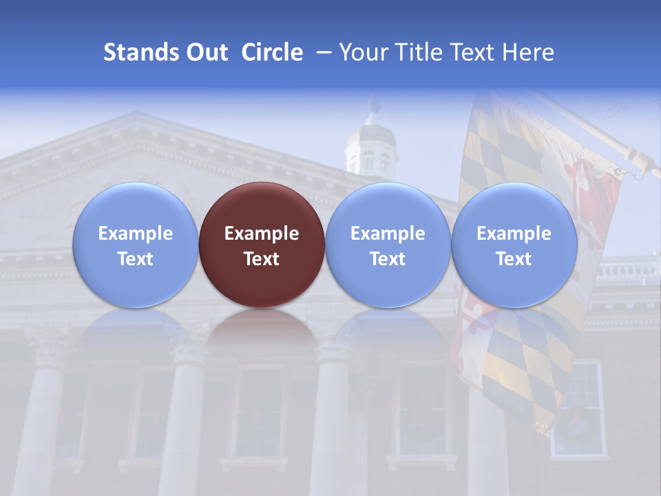 Law Chesapeake Bay State Capitol PowerPoint Template